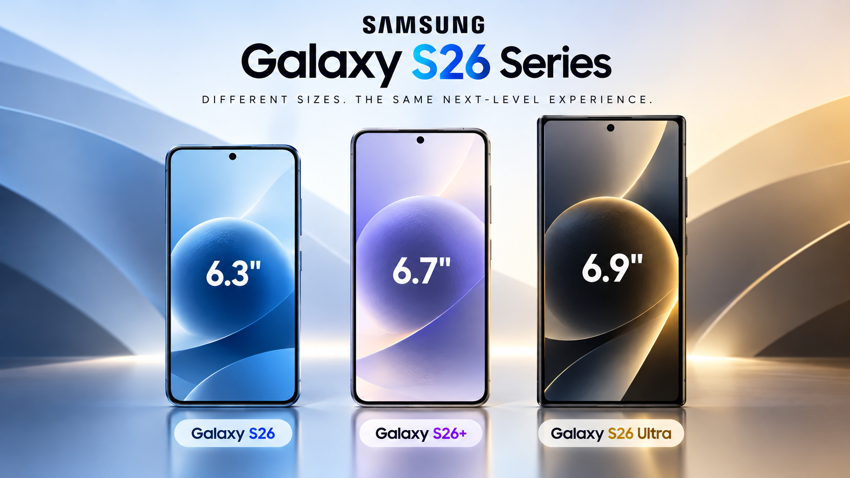 Galaxy S26 vs Galaxy S26+ vs Galaxy S26 Ultra